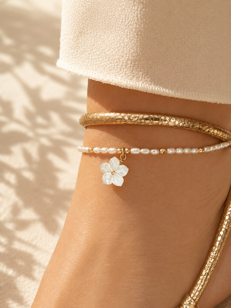 BRACELET DE CHEVILLE FLORA