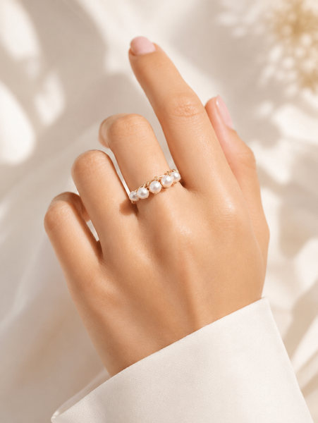 BAGUE ROSÉE